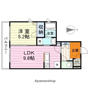 BLUEROSE【1階】の間取り