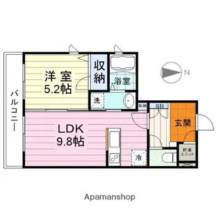 BLUEROSE【3階】の間取り