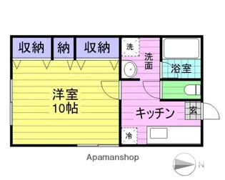ハイツ寿【11号室】の間取り