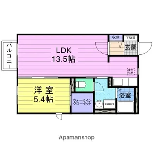 オリエンタル【1階】の間取り