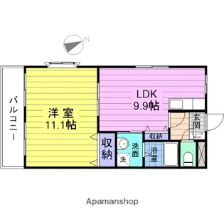 サンタプレイス高砂Ⅲ【1階】の間取り