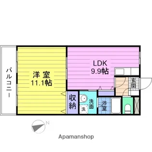 サンタプレイス高砂Ⅲ【2階】の間取り