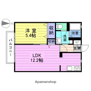 メゾン花巧房E【2階】の間取り