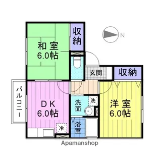 アトリオC【1階】の間取り