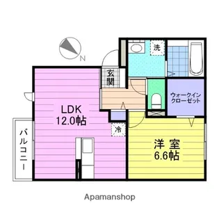 FORTLESS KEI【3階】の間取り