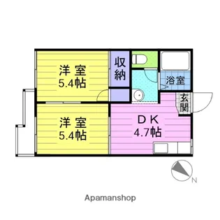 ツイング57【2階】の間取り