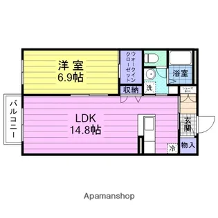 プレジール壱番館【2階】の間取り