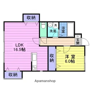 アルコイリスⅠ番館【1階】の間取り
