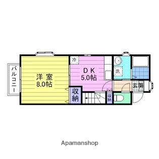 クライス有祉館【101号室】の間取り