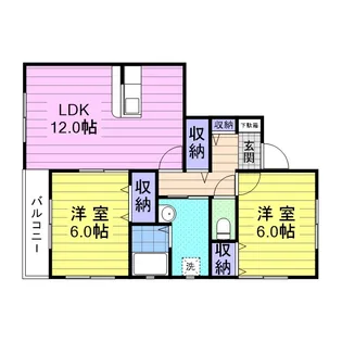ユートピア高崎【1階】の間取り