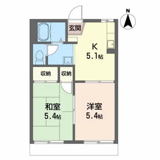 VILLAGEHOUSEBE−1【1階】の間取り