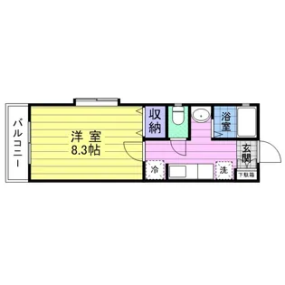 グランツ・Y【1階】の間取り