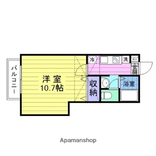 ソレアードK【2階】の間取り
