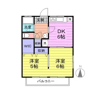 MARUI CORPO【201号室】の間取り