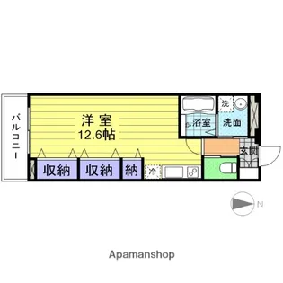 パークハイム高砂【306号室】の間取り