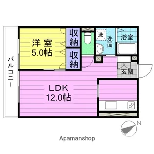 THE SKY FIVE 参番館【3階】の間取り