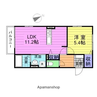THE SKY FIVE 参番館【1階】の間取り