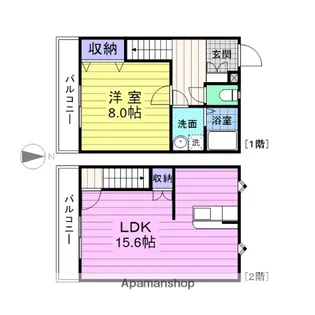COMODO【2階】の間取り