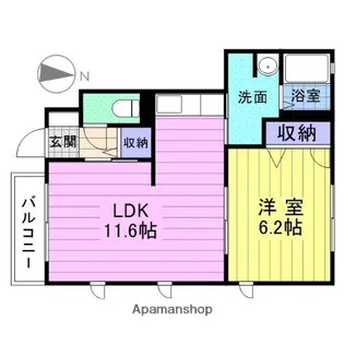 ソラティーオⅡ【1階】の間取り