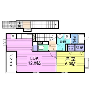ダンデライオン 弐番館【2階】の間取り