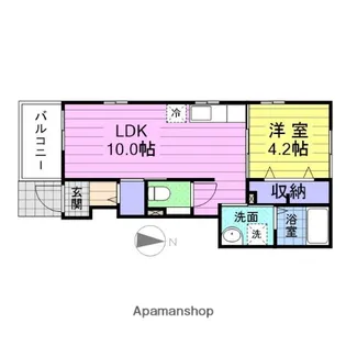 コッティ アルバ【1階】の間取り