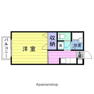 イーストパレスD【1階】の間取り