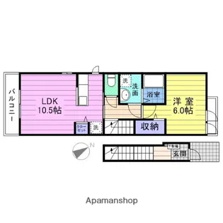 ル・シェル エトワーレ Ⅱ【2階】の間取り
