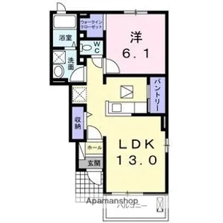 モンシェールユー【1階】の間取り