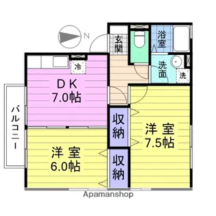 ビッグブロード【1階】の間取り