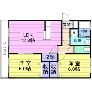 プレミールⅡ【1階】の間取り