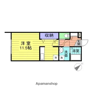 コンフォート【102号室】の間取り