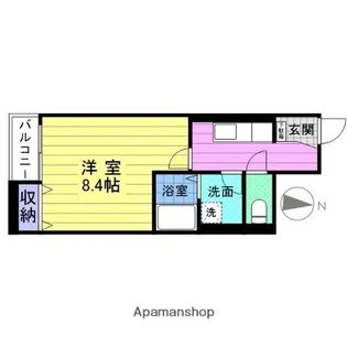 ルヴァンス花立【1階】の間取り
