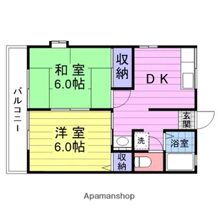 CHイーハトーヴ【2階】の間取り