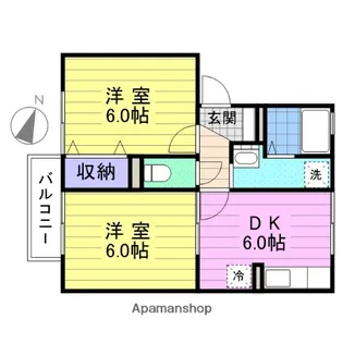 メゾン・ラポール【1階】の間取り