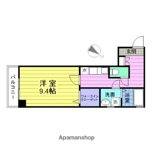 ソレイユパルク13番館【1階】の間取り
