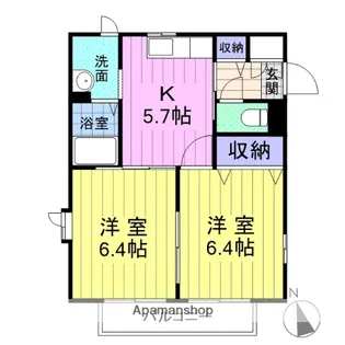 ステイゴールド【1階】の間取り