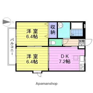 シャーメゾン・ピア【1階】の間取り