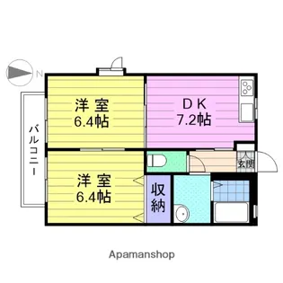 シャーメゾン・ピア【1階】の間取り