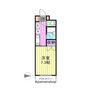 宮城県仙台市宮城野区福室1丁目【マンション】の間取り