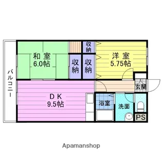 クリスタルテラス【2階】の間取り