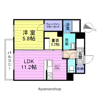 ラヴィベール メゾン【1階】の間取り