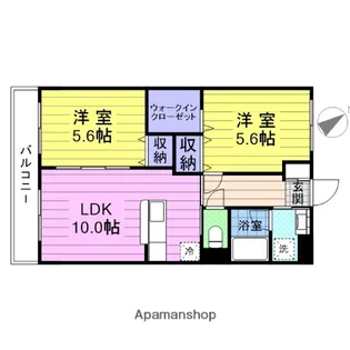 リリオミュウ【3階】の間取り