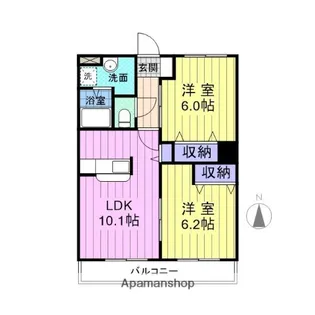 プラムフォレスト【1階】の間取り