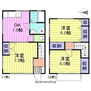 メゾンルピナス【1階】の間取り