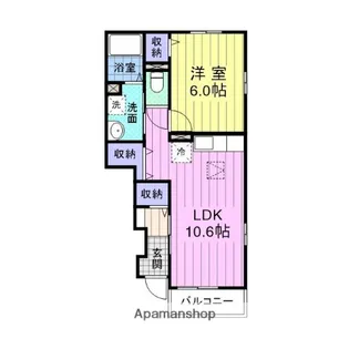 メゾン プリエール【1階】の間取り