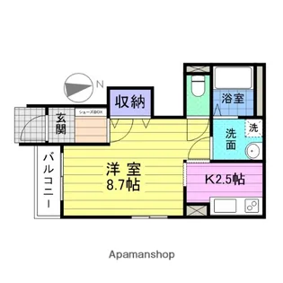 グレイシャス【1階】の間取り