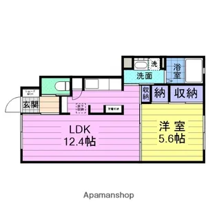 リーヴァST B【1階】の間取り