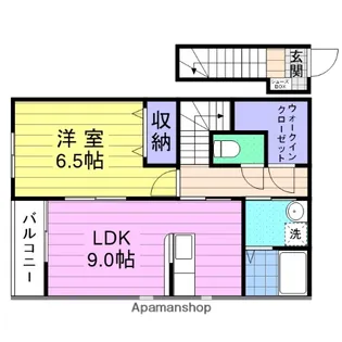 ブルークォーツ【2階】の間取り
