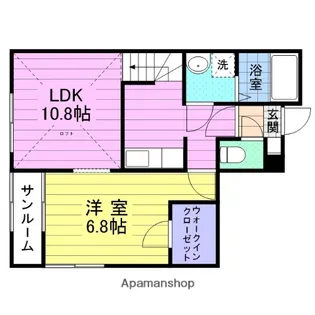 ラネージュ【1階】の間取り