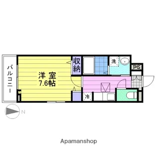 アリエッタ福室M【1階】の間取り